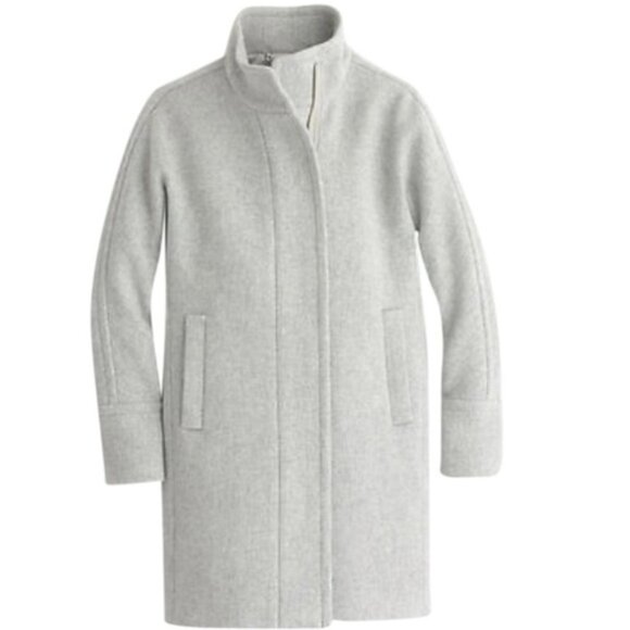 J.Crew Cocoon Coat Italian Stadium Wool Size 2 - Picture 2 of 3